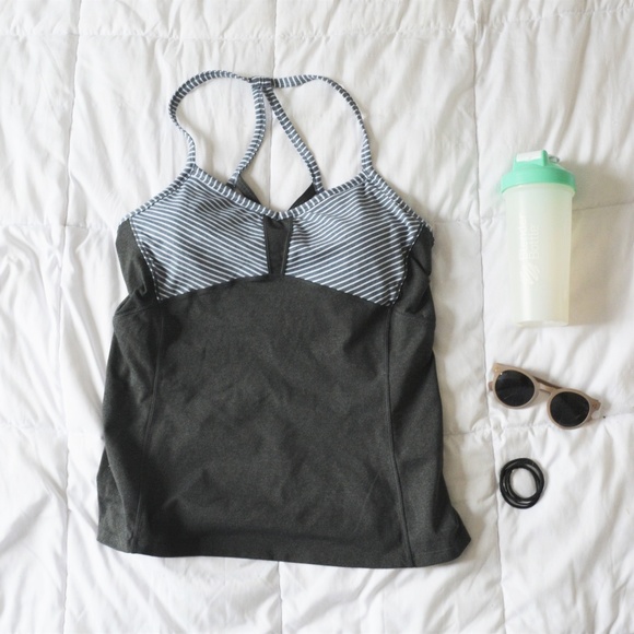 Athleta Tops - Athleta Fulfillment Tank in Charcoal/Heather Grey